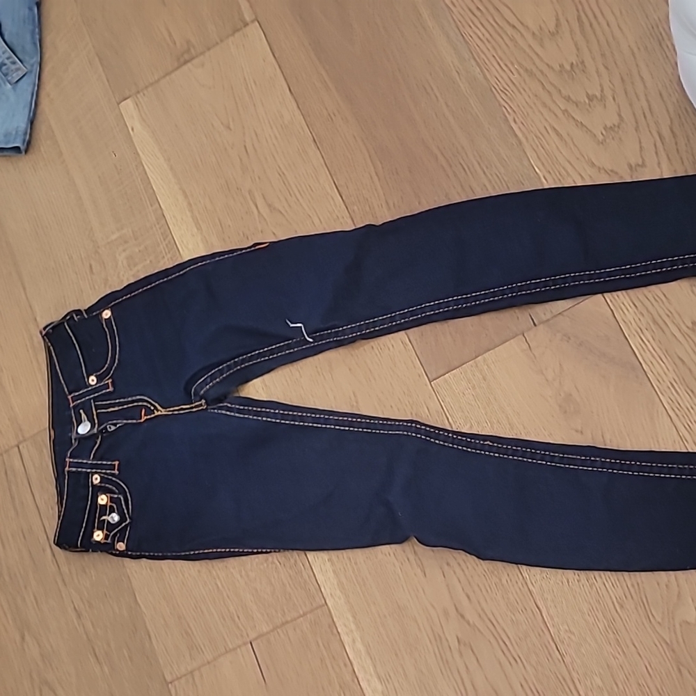 True religion jeans leggings with flaps